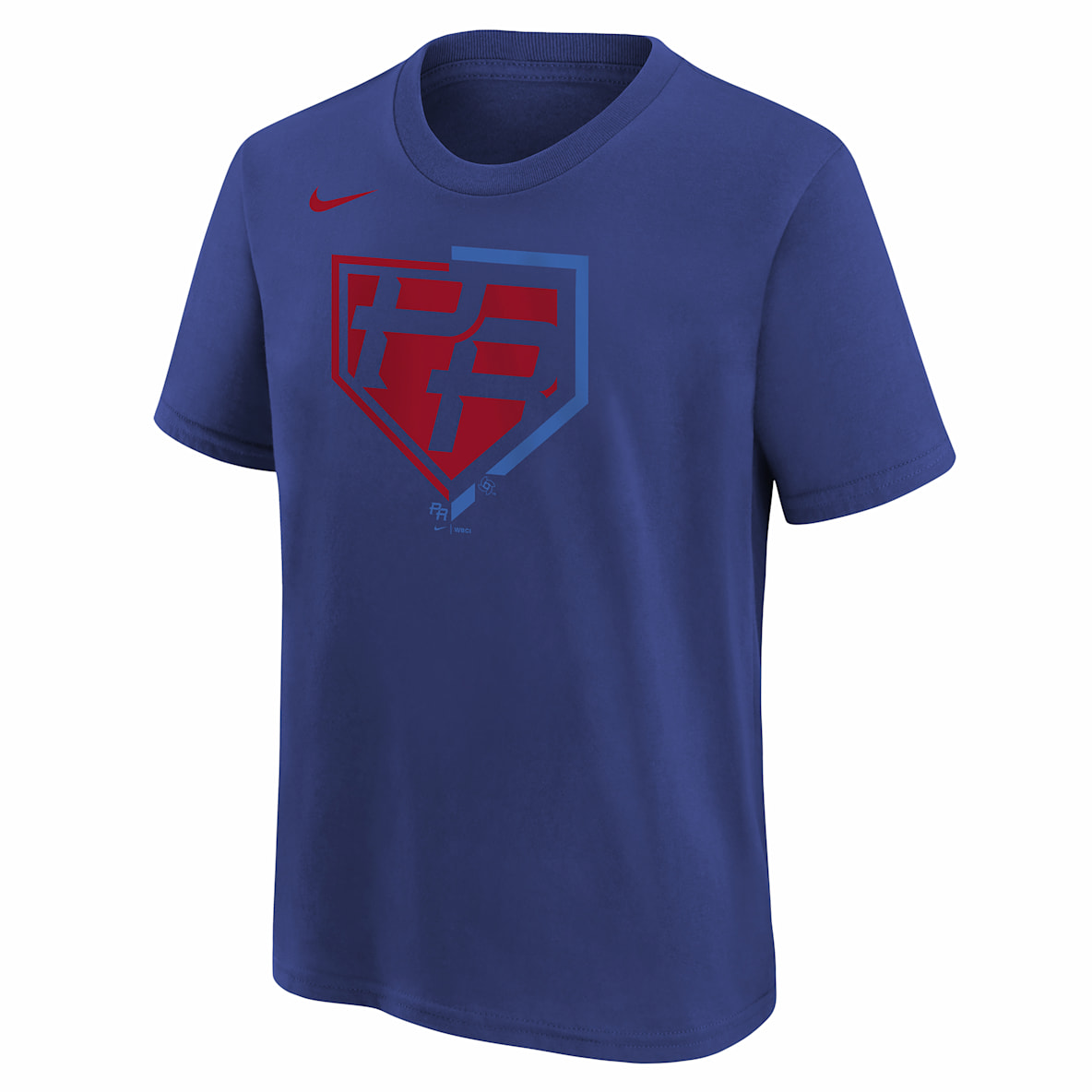 Puerto Rico National Baseball Team 2026 World Baseball Classic Shield Youth Nike T-Shirt
