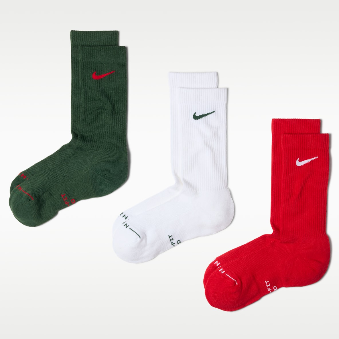 Nike Everyday Elevated Crew Çoraplar (3 Çift)