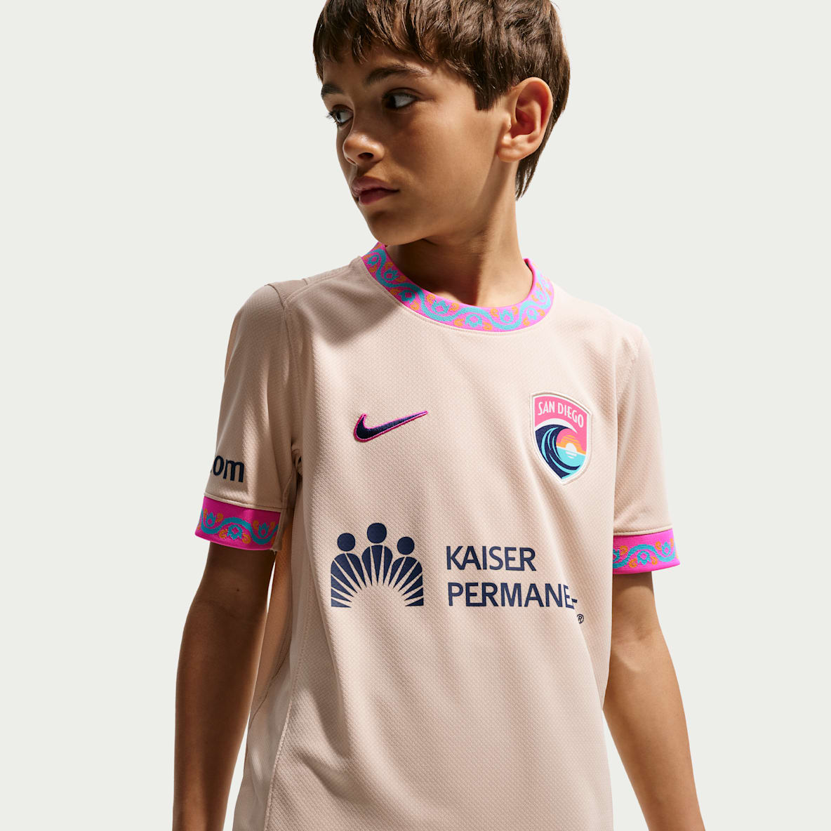 San Diego Wave FC Stadium Edition Big Kids' Nike Dri-FIT Replica Jersey