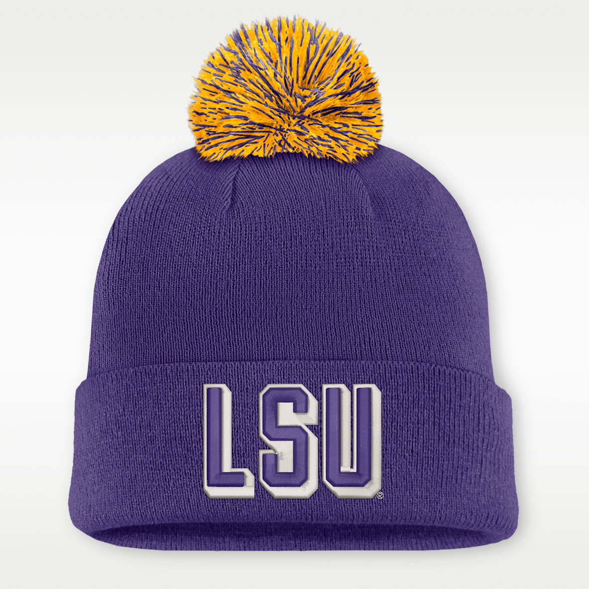 LSU Peak Men's Nike College Cuffed Beanie
