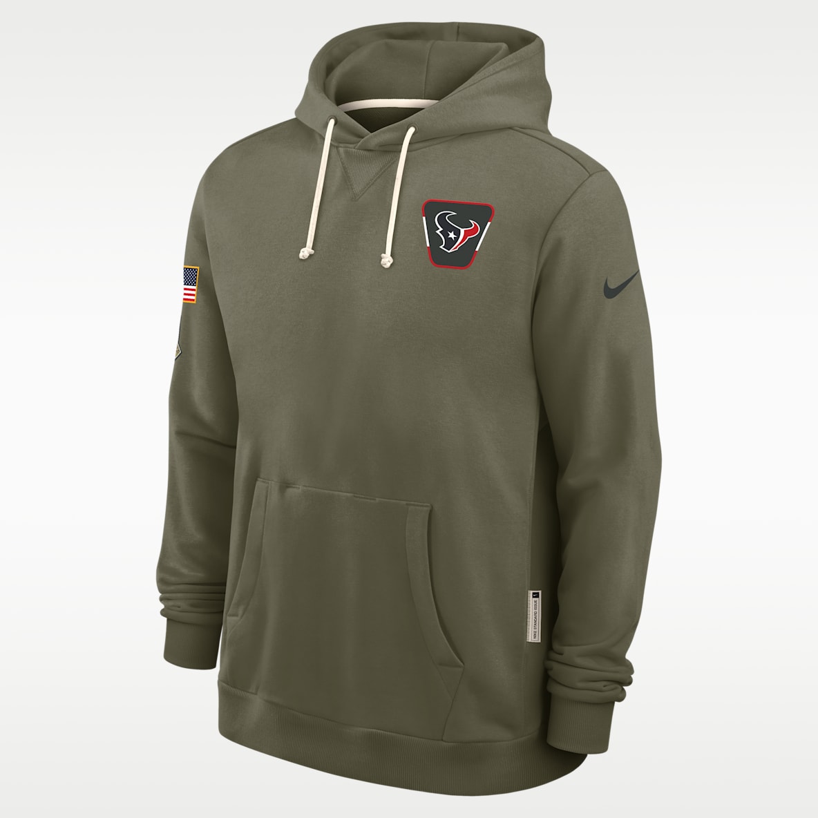 Houston Texans Salute to Service Sideline Dominant Force Men's Nike Dri-FIT NFL Pullover Hoodie