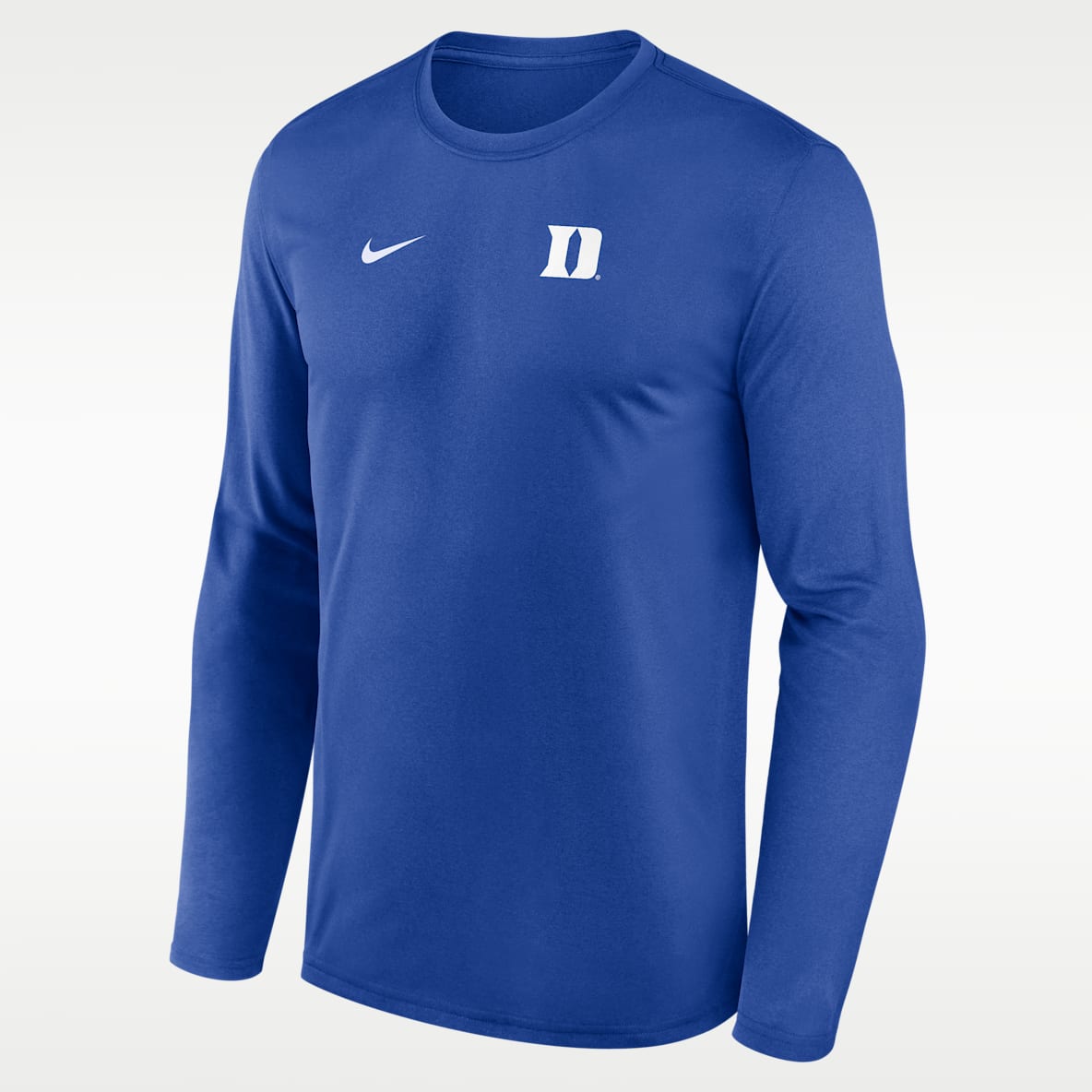 Duke Sideline Legend Small Logo Men's Nike Dri-FIT College Long-Sleeve T-Shirt