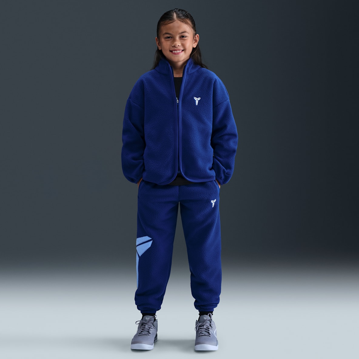 Kobe Pants de básquetbol acondicionados para el invierno para niños talla grande