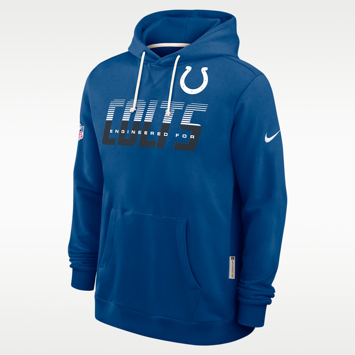 Indianapolis Colts Sideline Standard Issue Sudadera con gorro sin cierre Nike Dri-FIT de la NFL para hombre