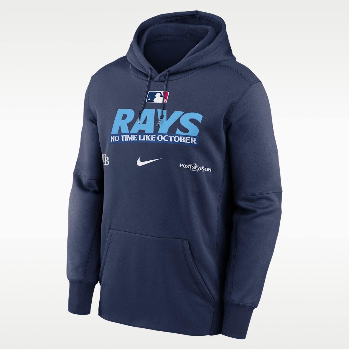Tampa Bay Rays 2026 Postseason Authentic Collection Men's Nike Therma-FIT MLB Pullover Hoodie