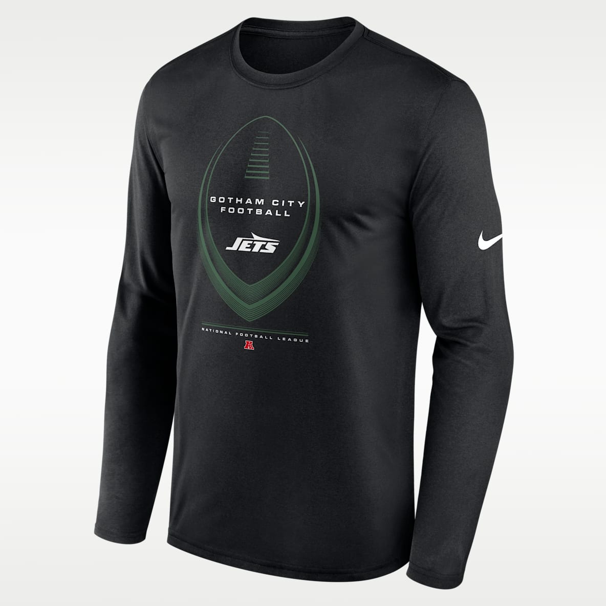 New York Jets Legend Icon Playera de manga larga Nike Dri-FIT de la NFL para hombre