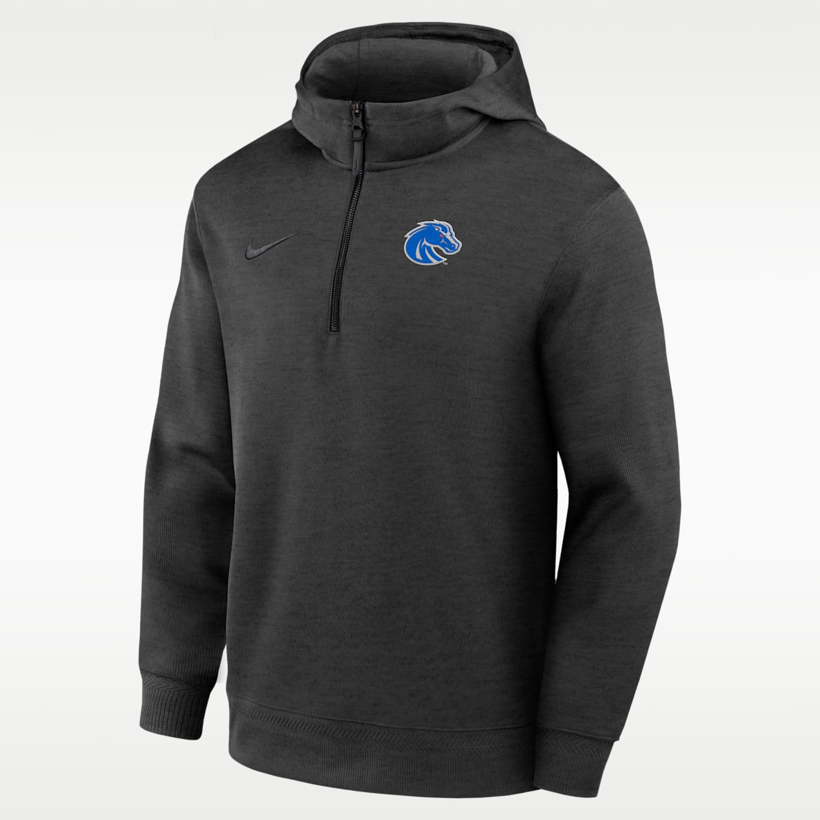 Boise State Coaches Premium Men's Nike Dri-FIT College 1/4-Zip Hoodie