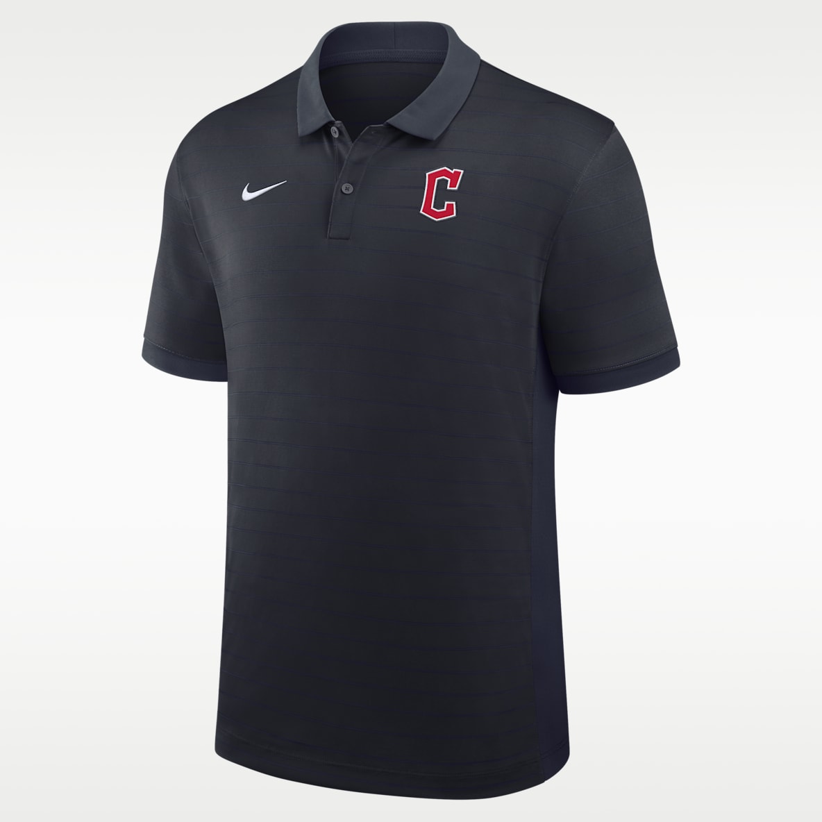 Cleveland Guardians Authentic Collection Striped Victory Polo Nike Dri-FIT de la MLB para hombre