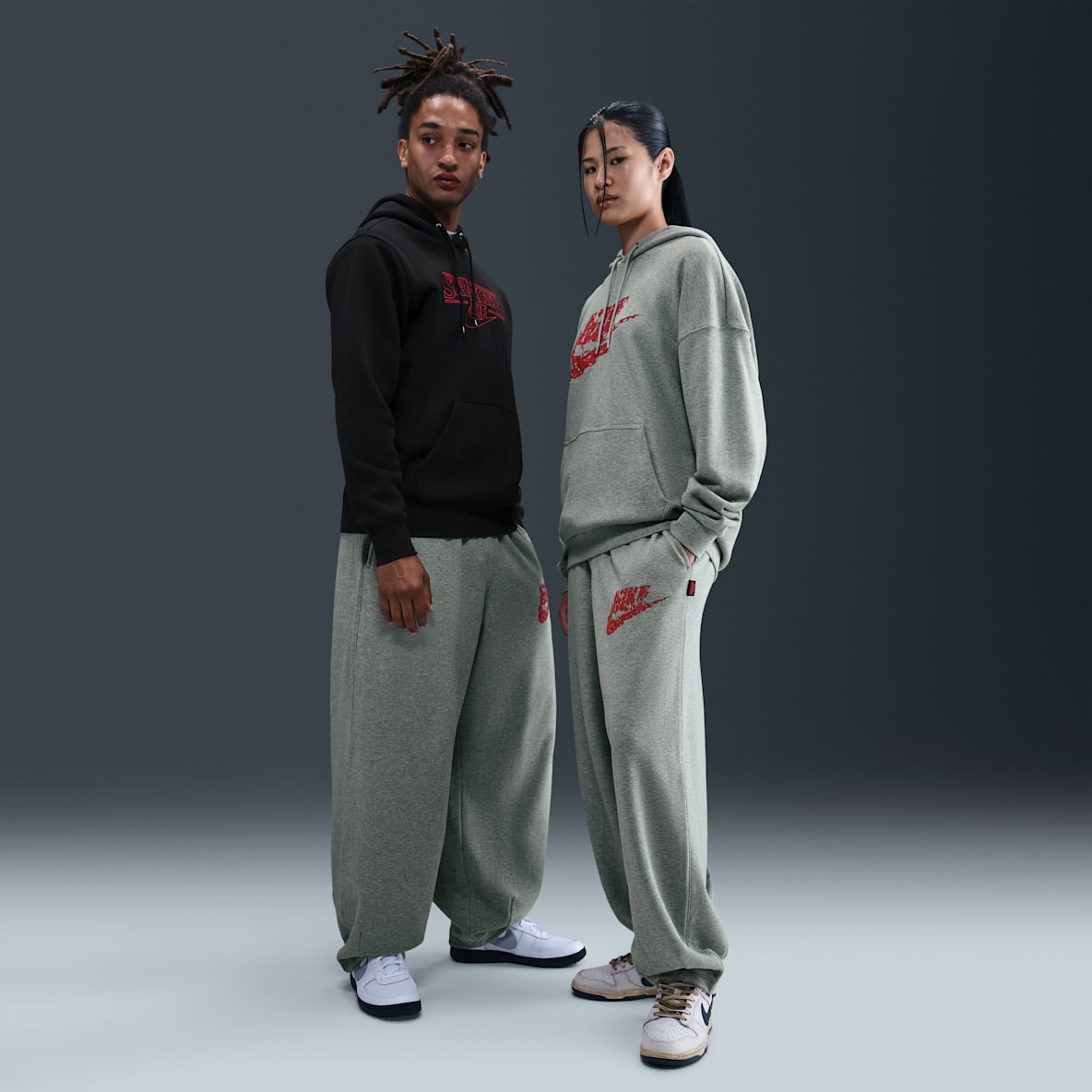 Nikelab グレー トレーナー・ジョガーパンツセット NIKE（ナイキ 