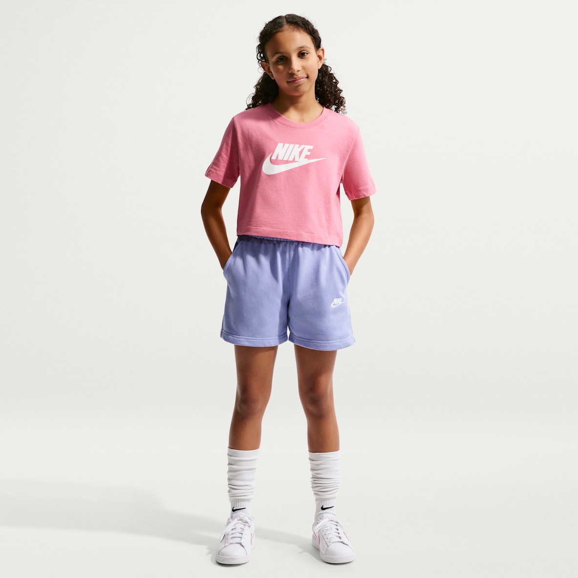 Nike Sportswear Club Fleece French-Terry-Shorts (12,5 cm) für ältere Kinder (Mädchen)