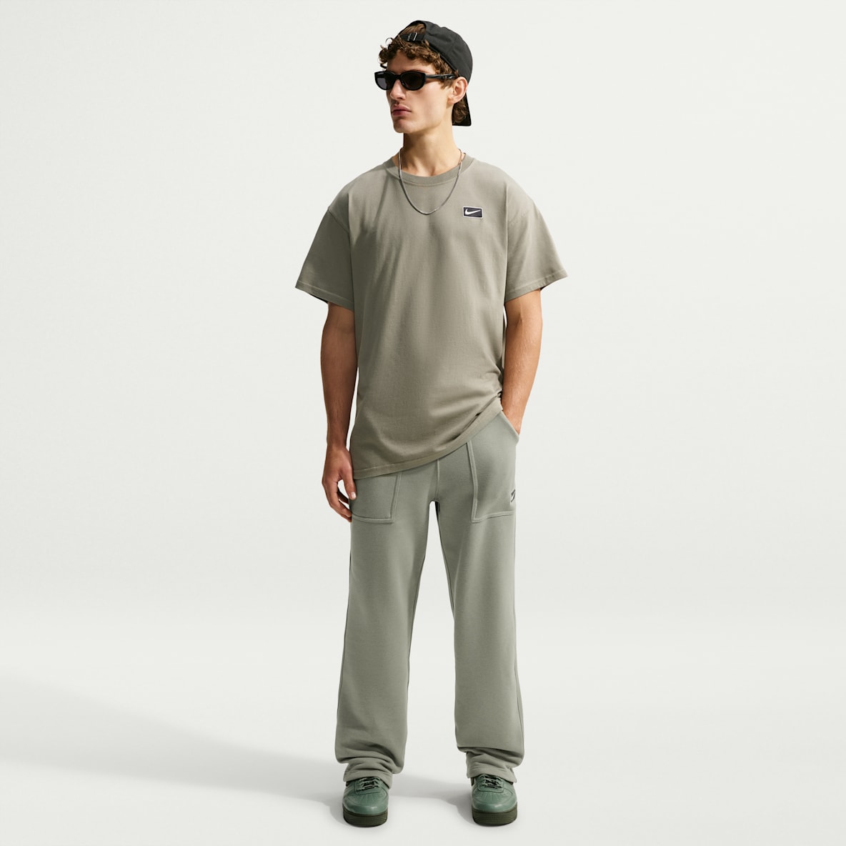 Nike Sportswear  Herenbroek van fleece met open zoom
