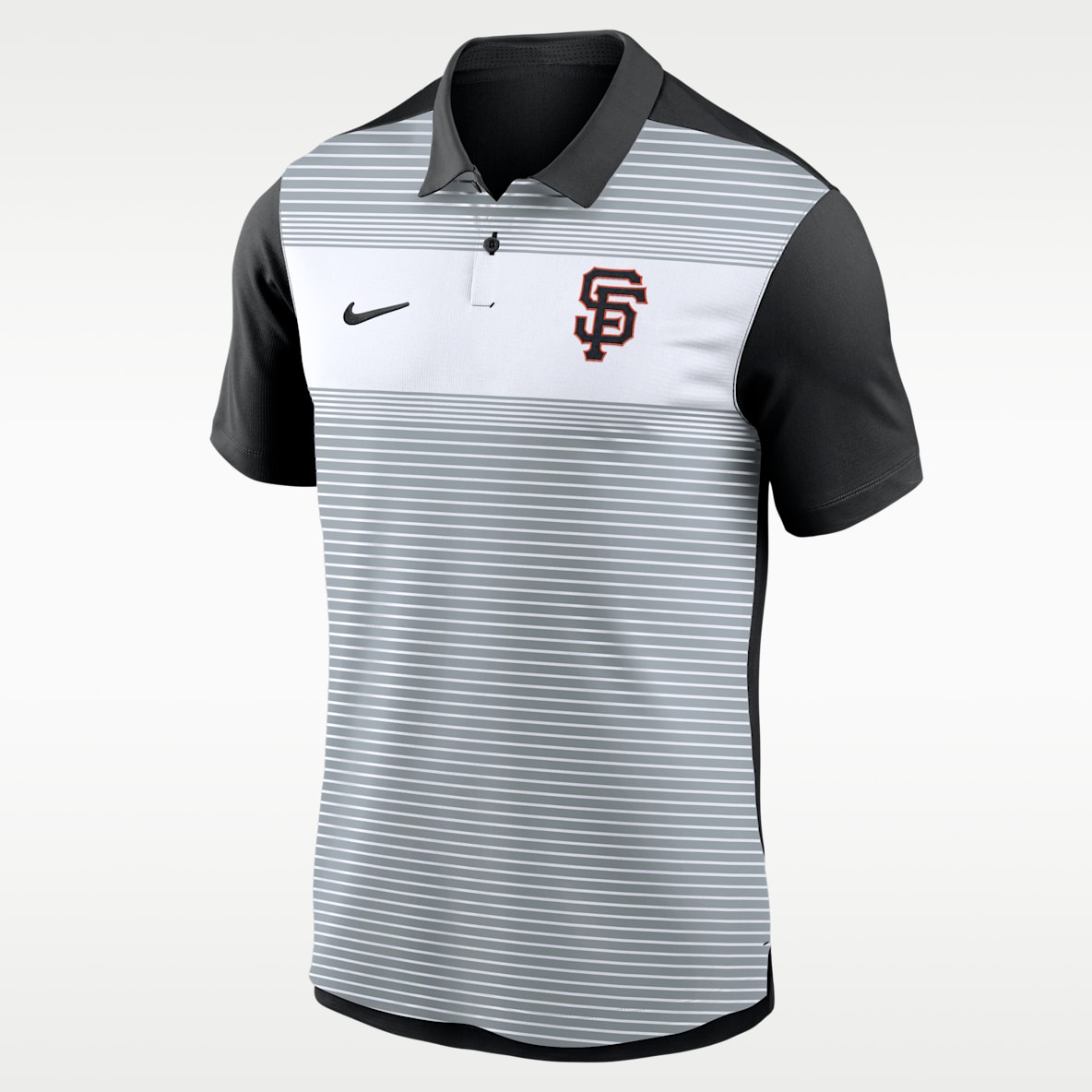 San Francisco Giants Striped Vapor Polo Men's Nike Dri-FIT MLB Polo