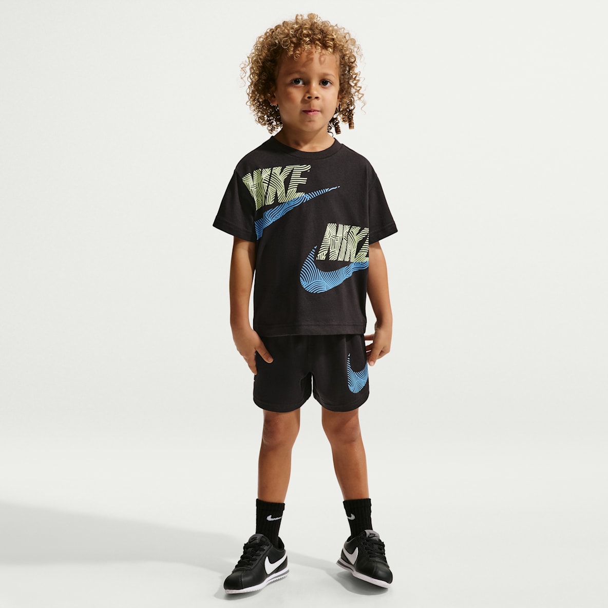Nike Sportswear In The Zone Conjunto de 2 piezas de jersey holgado infantil