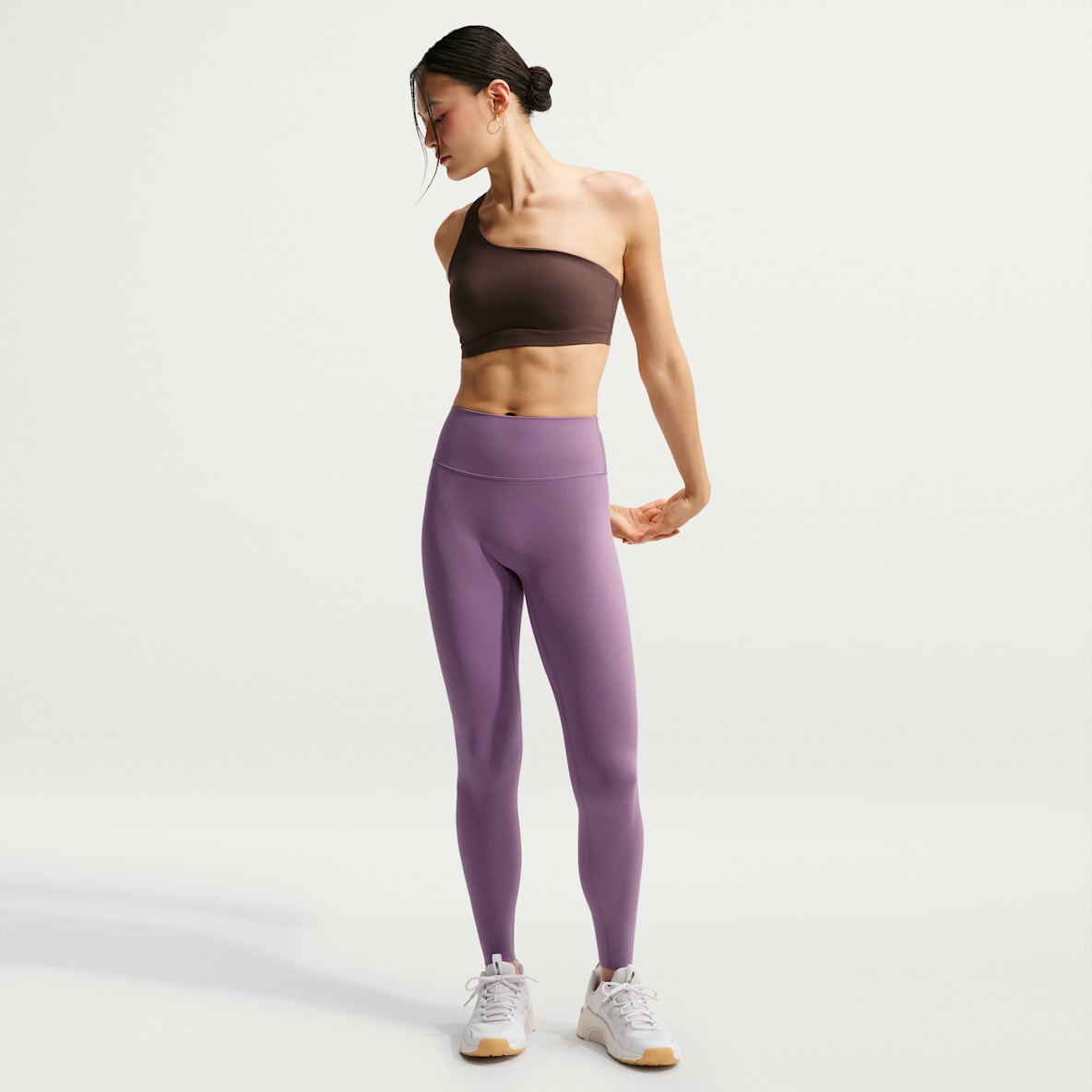 Nike Zenvy 女款高腰全長式正面無縫線內搭褲