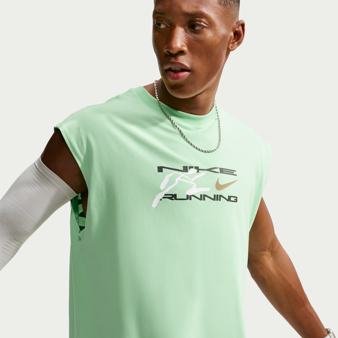 Nike Men's Dri-FIT Sleeveless Running T-Shirt