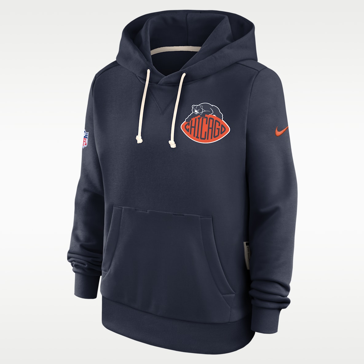 Chicago Bears Rivalries Collection Sideline Women's Nike Dri-FIT NFL Pullover Hoodie
