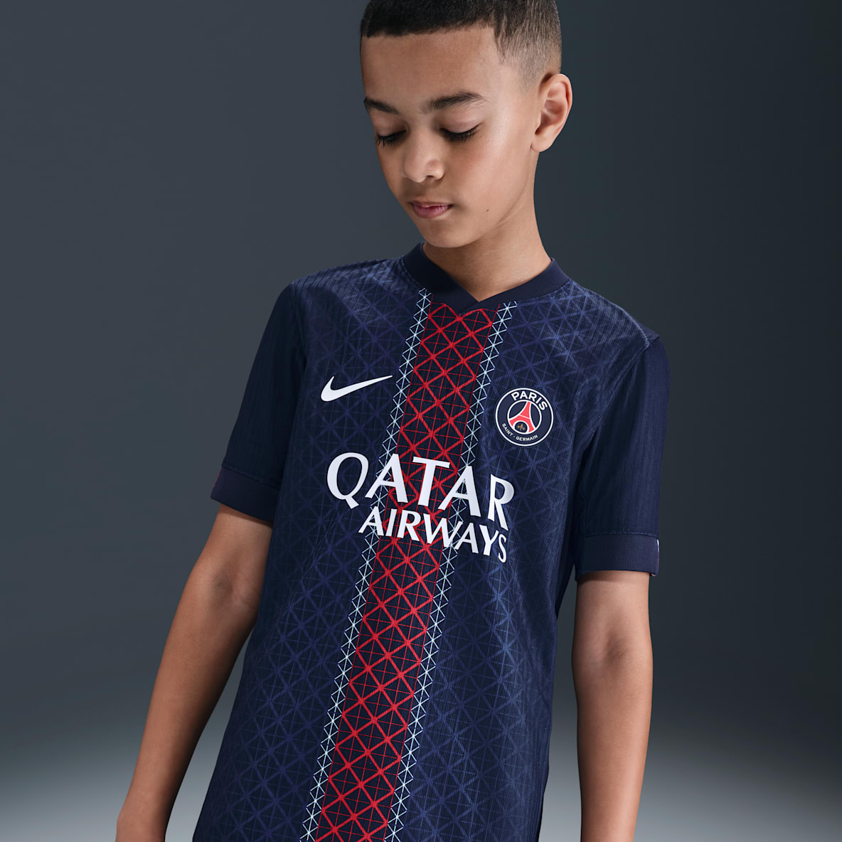 Paris Saint-Germain 2025/26 Match – Home Maglia da calcio ufficiale Nike Dri-FIT ADV – Ragazzo/a