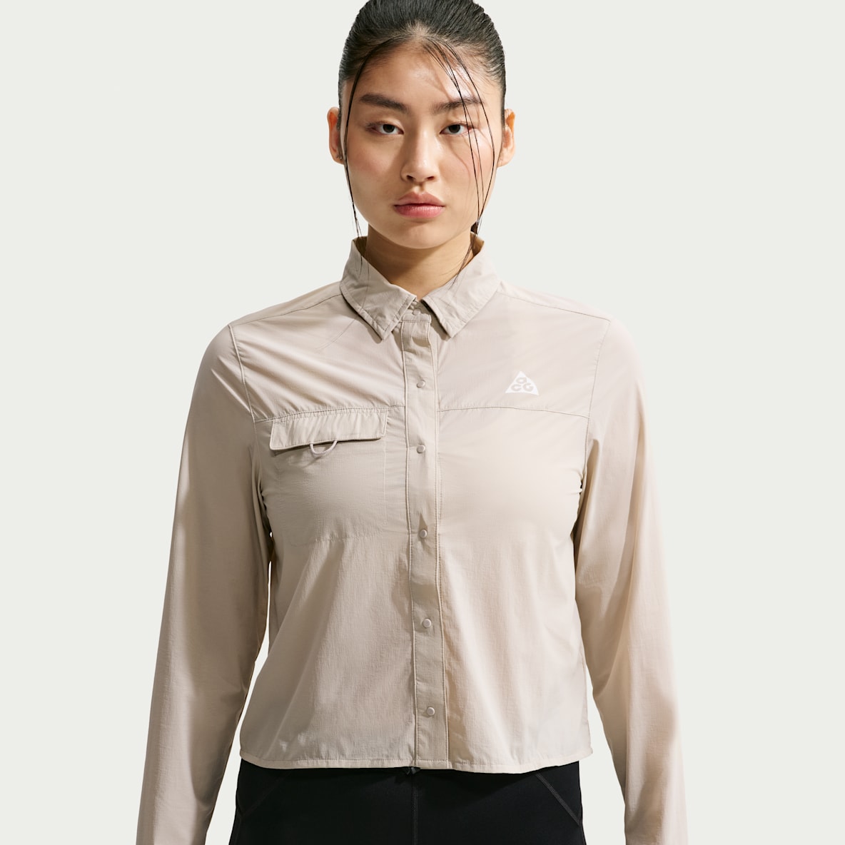 ACG "Aireez" Women's Button-Up Long-Sleeve Trail Running Top