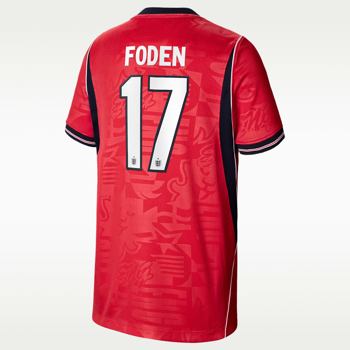 Phil Foden England National Team 2026 Stadium Away Jersey de fútbol Nike Dri-FIT para niños talla grande