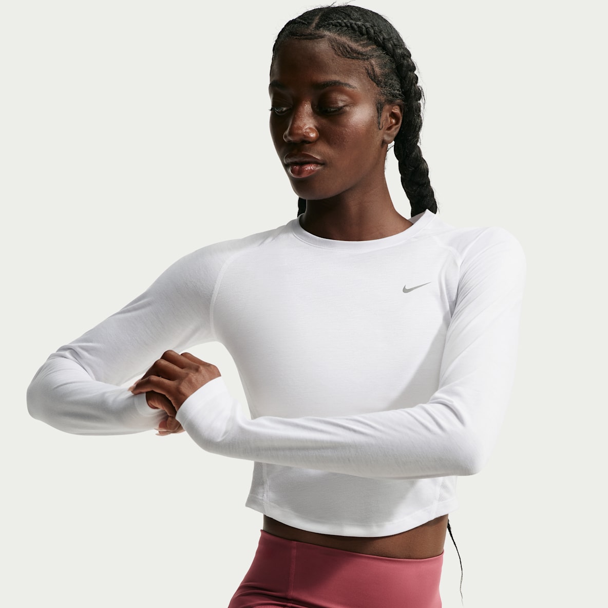 Nike Tempo Women's Dri-FIT Cropped Long-Sleeve Running Top