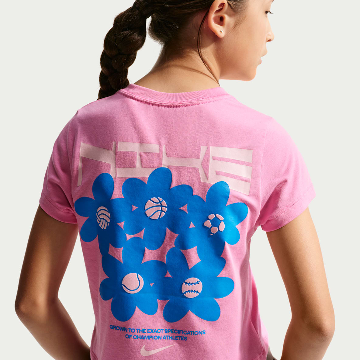 Nike Sportswear Big Kids' (Girls') Slim Cropped T-Shirt