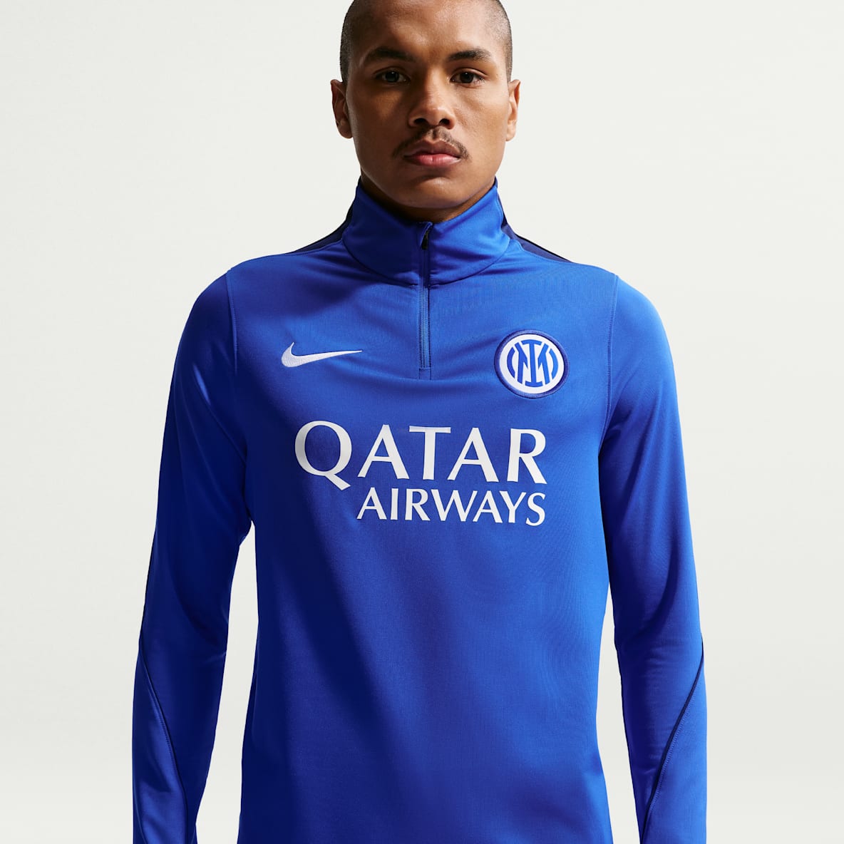 Inter Milan Strike Haut d'entraînement de foot en maille Nike Dri-FIT pour homme