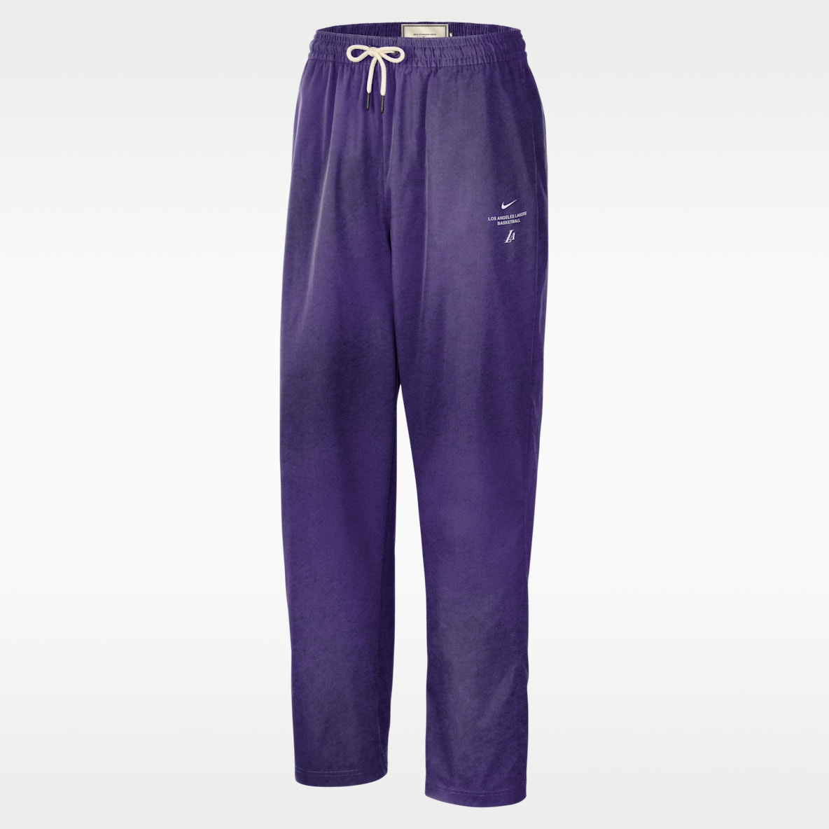 Nike Standard Issue Los Angeles Lakers Pants de básquetbol de tejido Woven para hombre