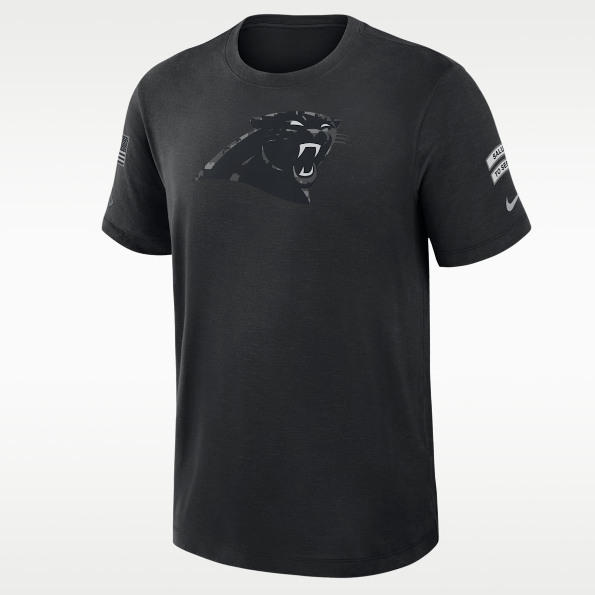 Carolina Panthers Salute to Service Slub Men's Nike Dri-FIT NFL T-Shirt