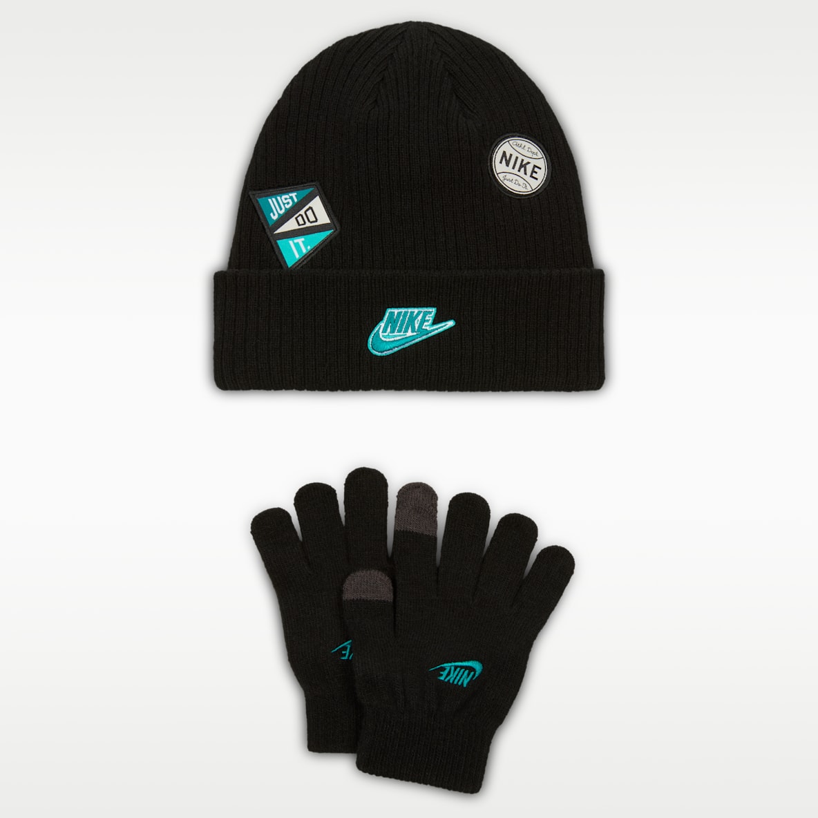 Nike Conjunto Peak de 2 piezas de gorro multideporte para niños talla grande