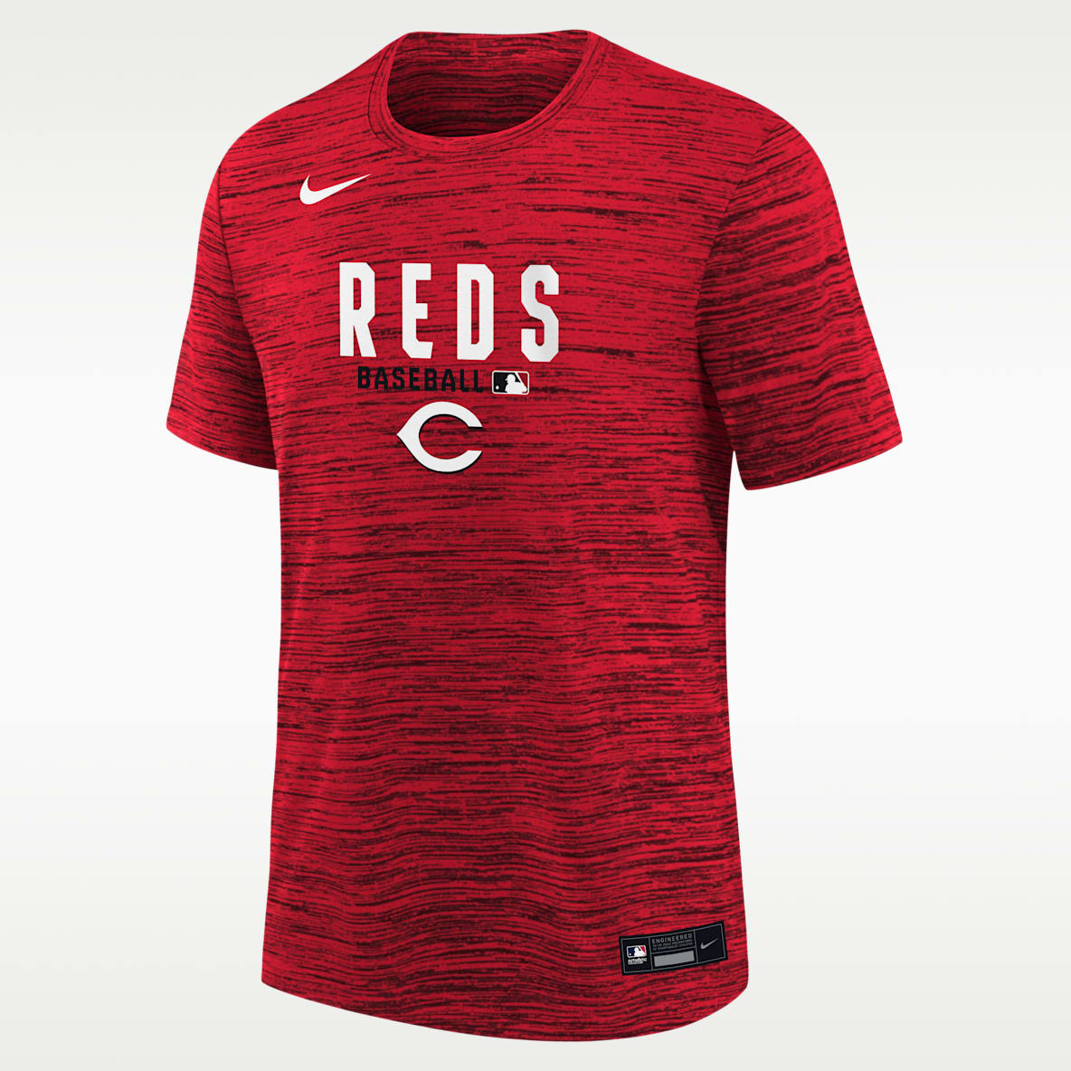 Cincinnati Reds Authentic Collection Velocity Playera Nike Dri-FIT de la MLB para niños talla grande