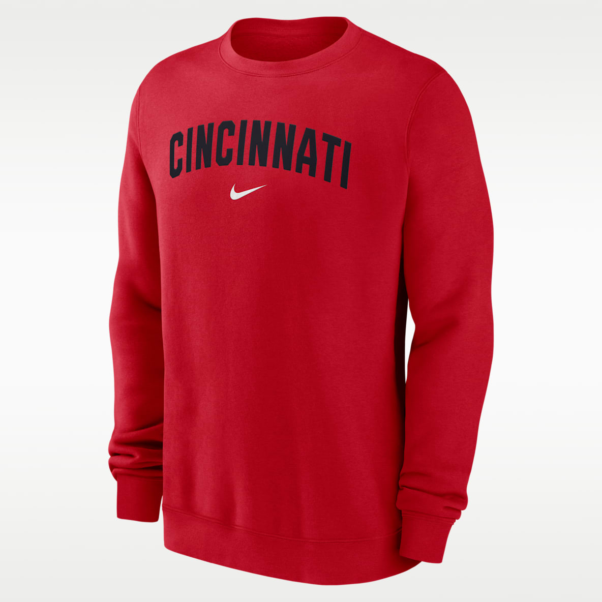 Cincinnati Reds 2-Hit Men's Nike MLB Pullover Crew