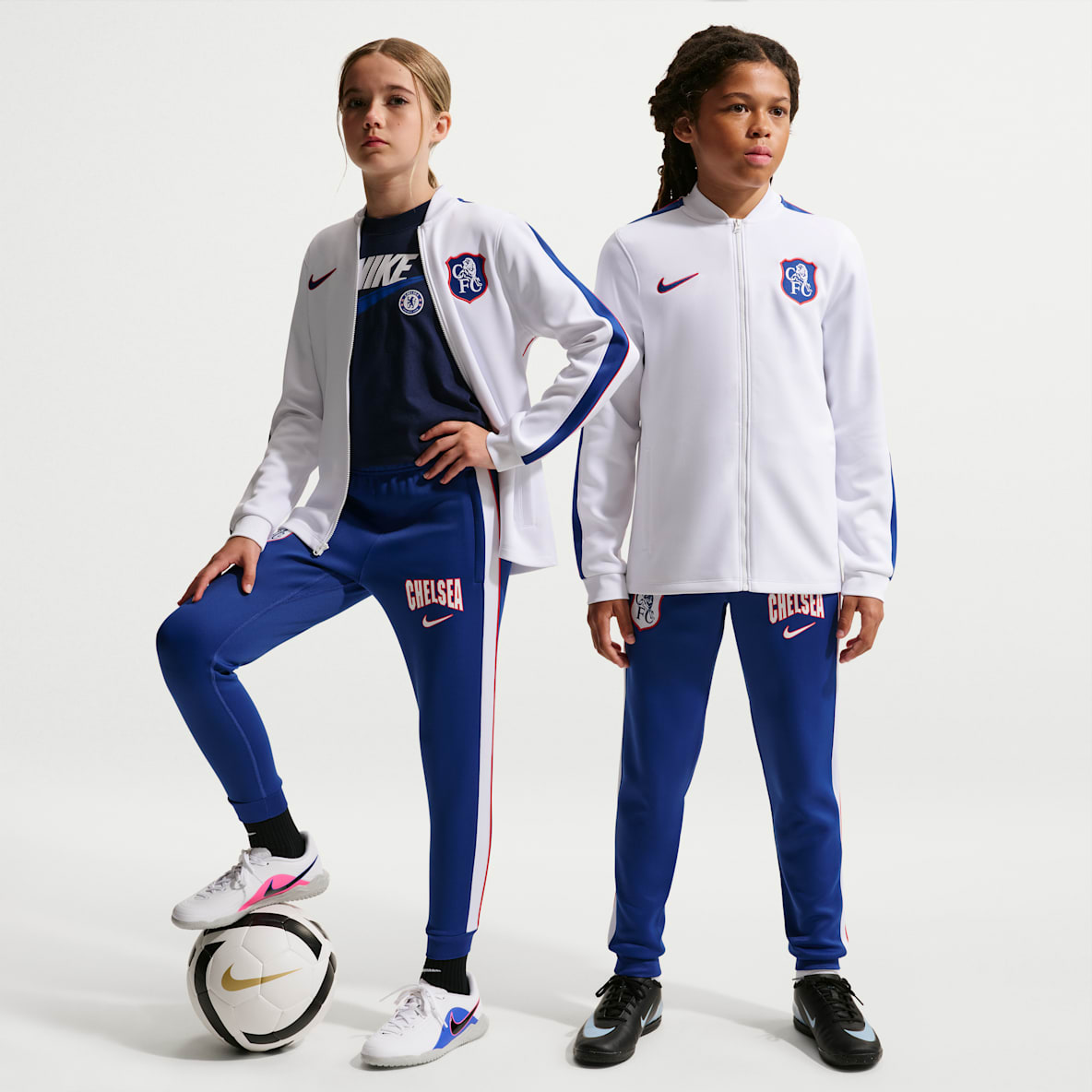 Chelsea FC Strike 3e tenue Survêtement de foot en maille Nike Dri-FIT pour ado