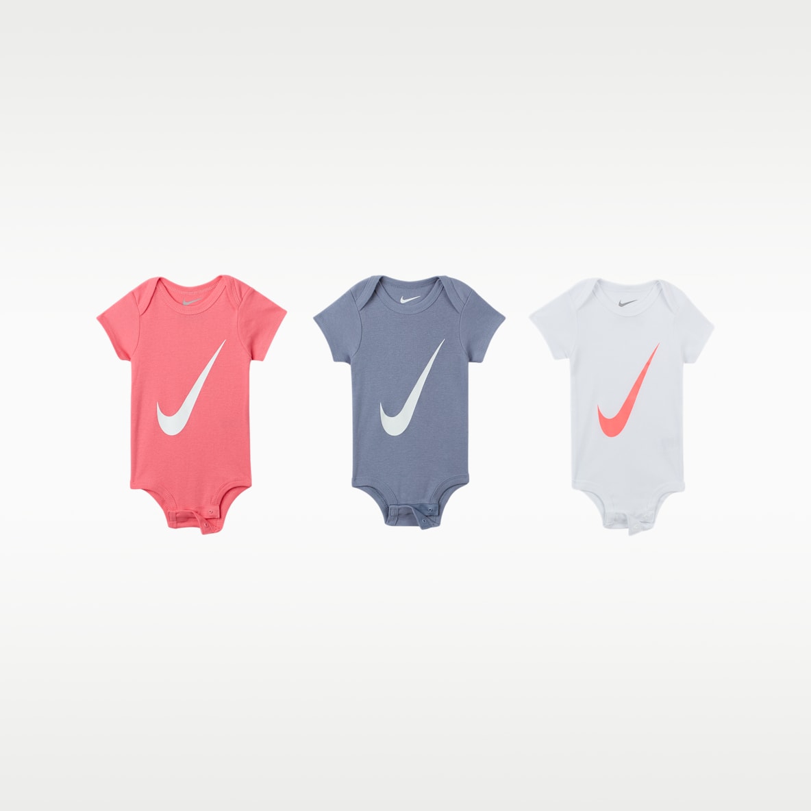Nike Bodysuit-Set für Babys (0–6 M) (3er-Pack)
