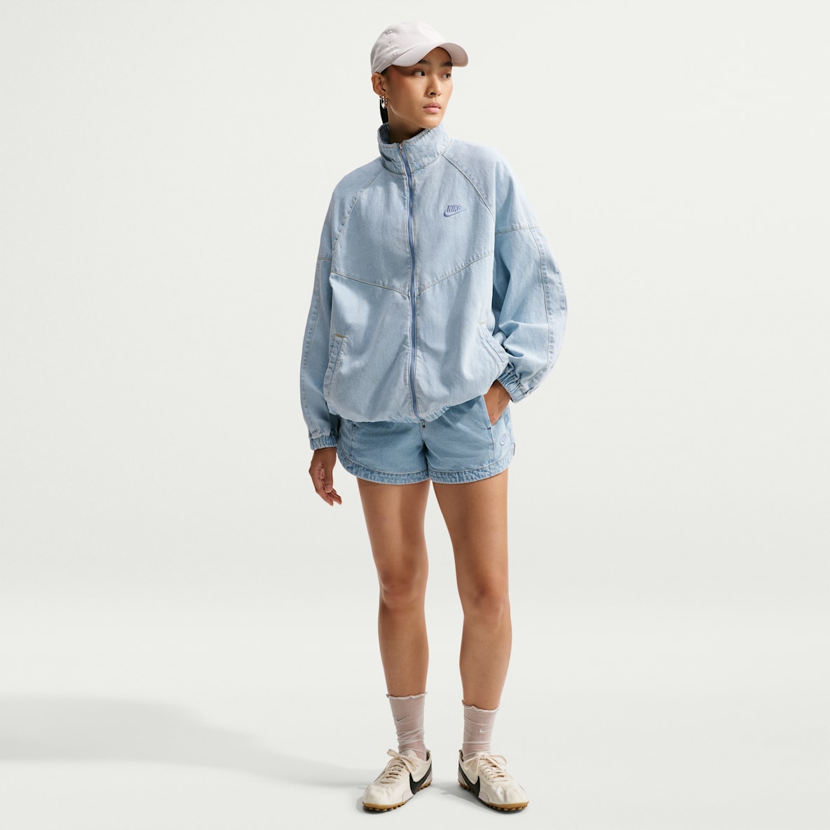 Nike Sportswear Tempo Short en denim taille mi-haute pour femme
