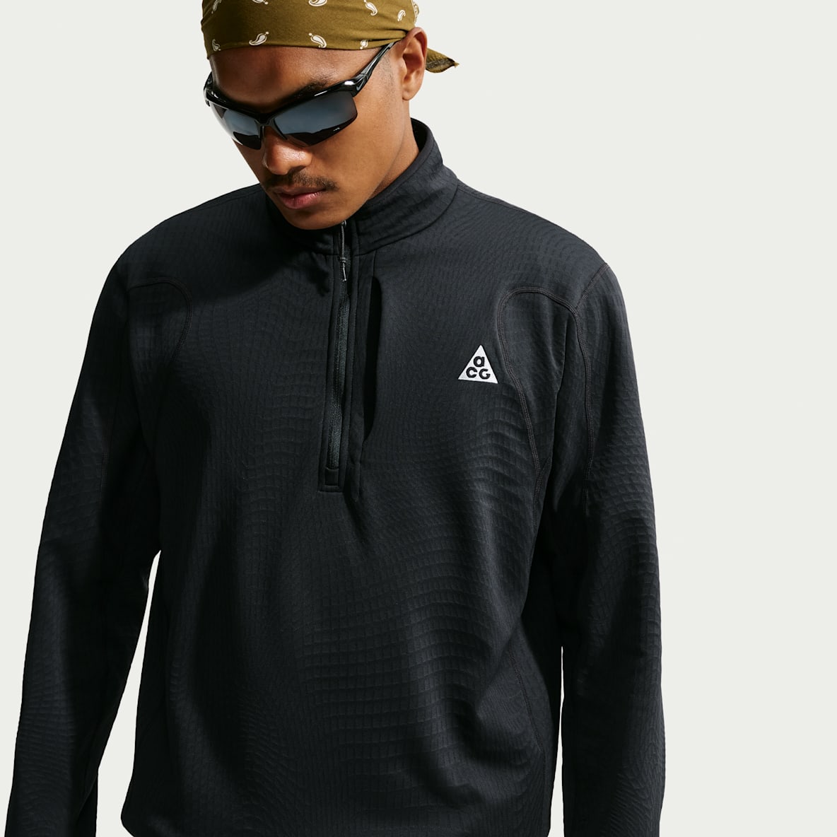 ACG "Wolf Grid" Men's Therma-FIT 1/2-Zip Hiking Top