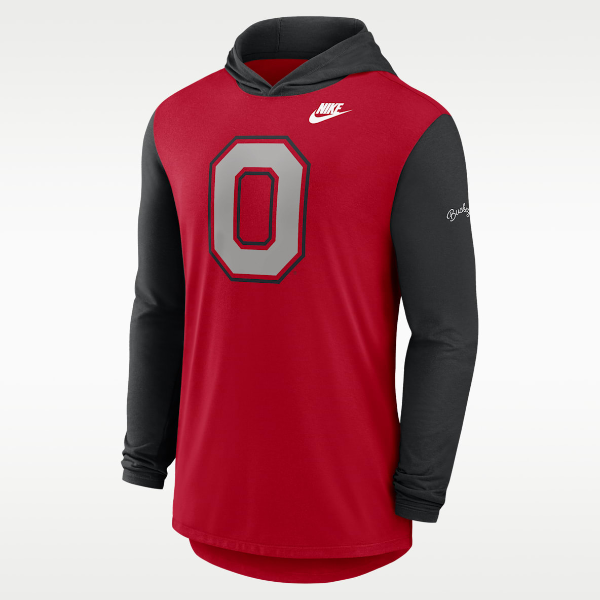 Ohio State Campus Legacy Men's Nike Dri-FIT College Long-Sleeve Hooded T-Shirt