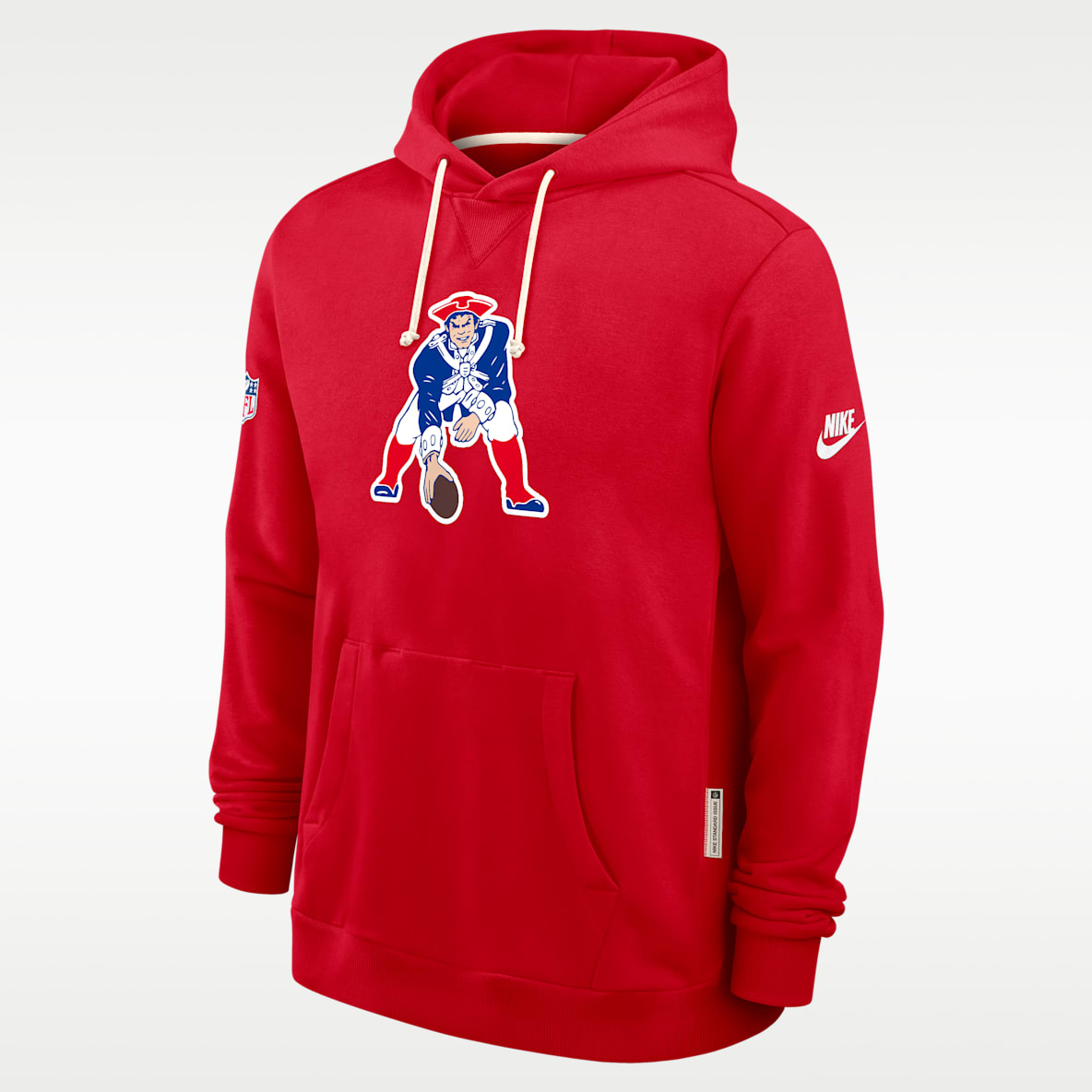 New England Patriots Alt Offensive Set Play Sideline Men's Nike Dri-FIT NFL Pullover Hoodie