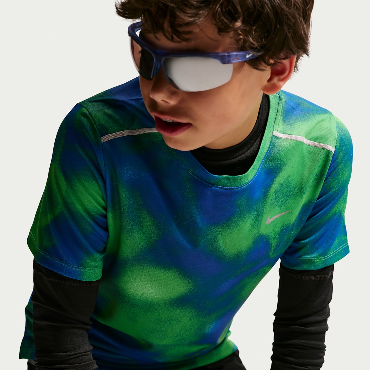 Nike Miler Kids' Dri-FIT Short-Sleeve Running Top