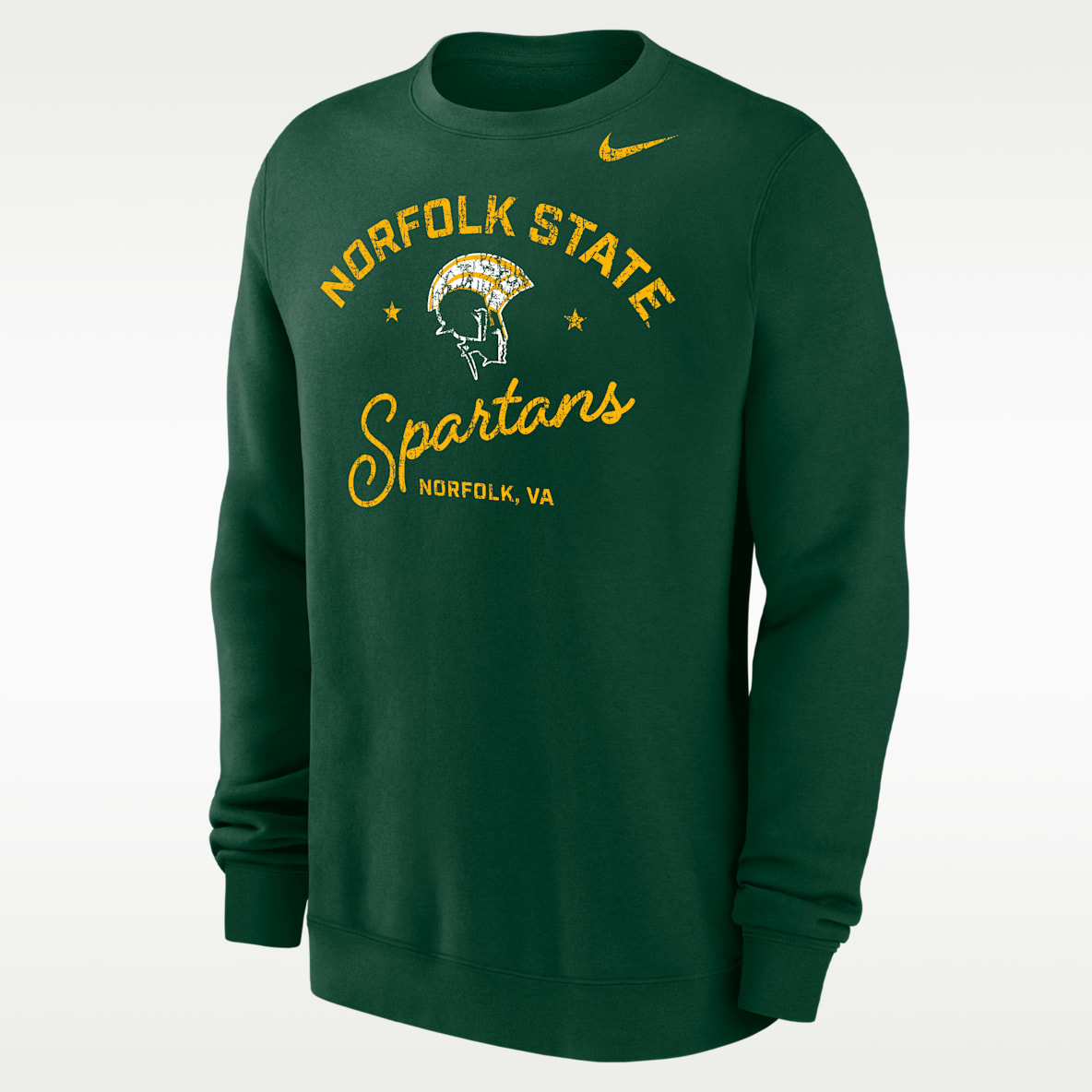 Nike College (Norfolk State University) Men’s Club Fleece Crew-Neck Sweatshirt