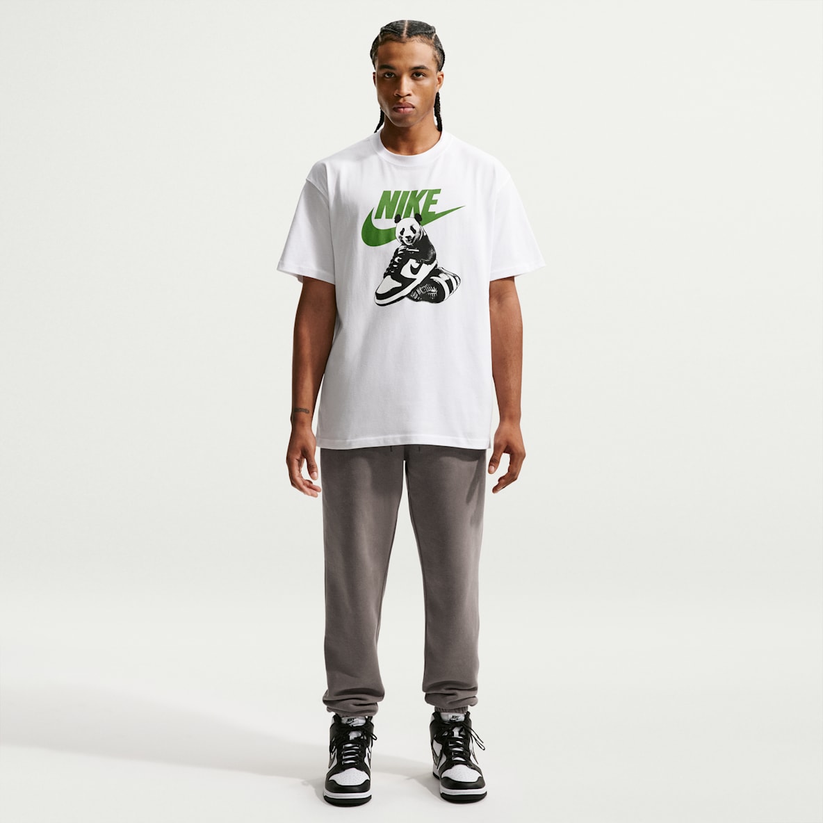 나이키 스포츠웨어 클럽 남성 워싱 커프스 플리스 팬츠