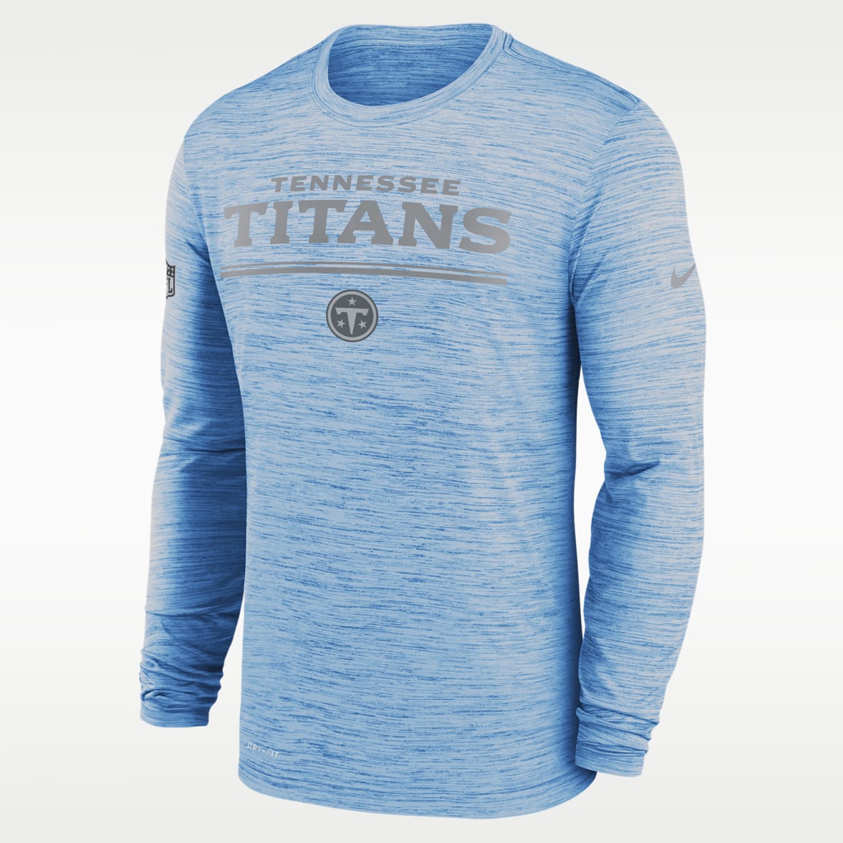 Tennessee Titans Sideline Team Issue Velocity Playera de manga larga Nike Dri-FIT de la NFL para hombre