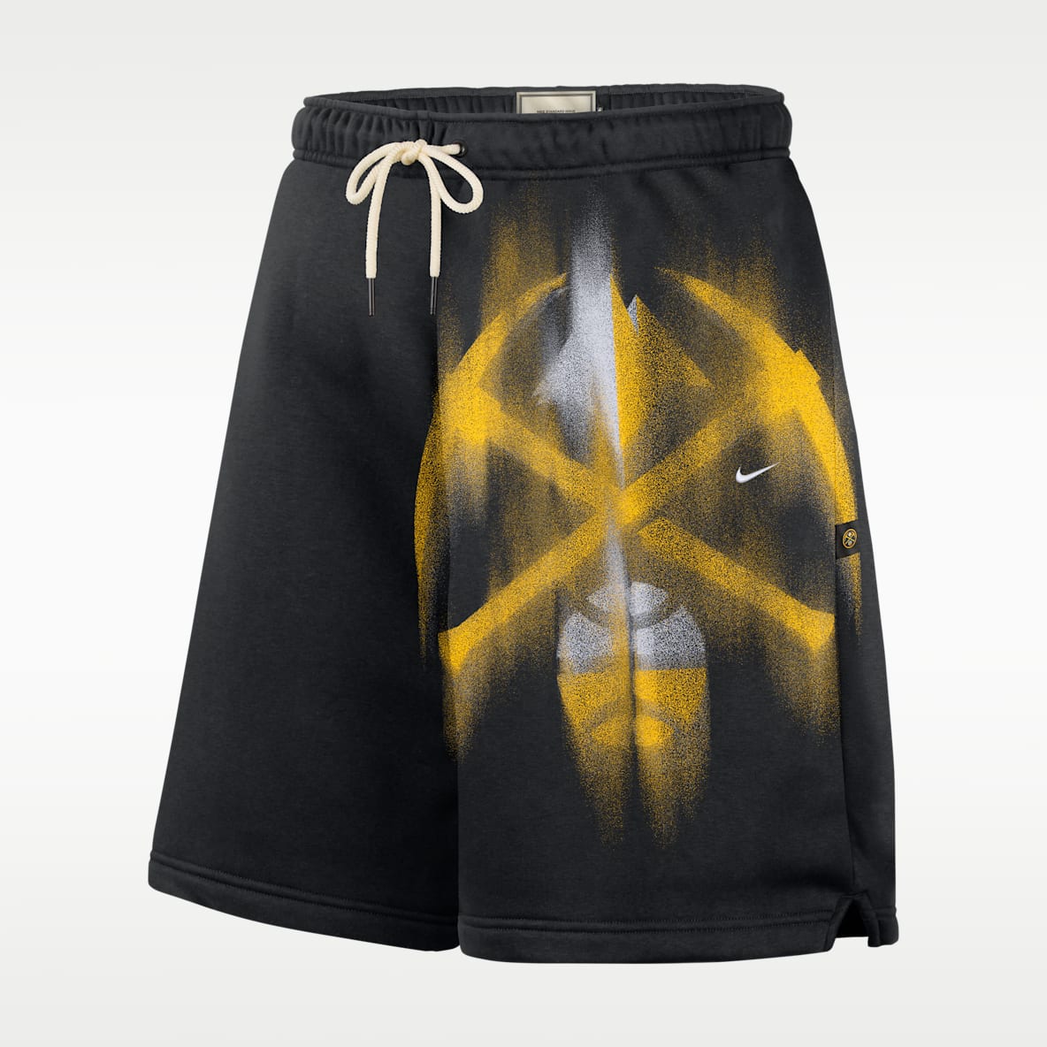 Denver Nuggets Standard Issue Shorts de básquetbol de tejido Fleece para hombre