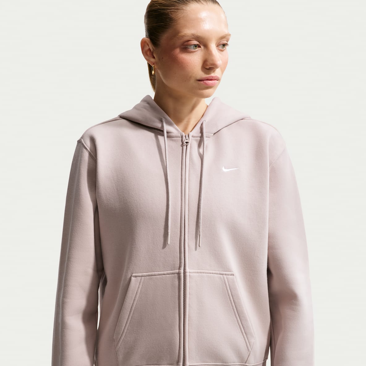 Nike Studio Fleece Medium Weight Sweat à capuche et zip pour femme