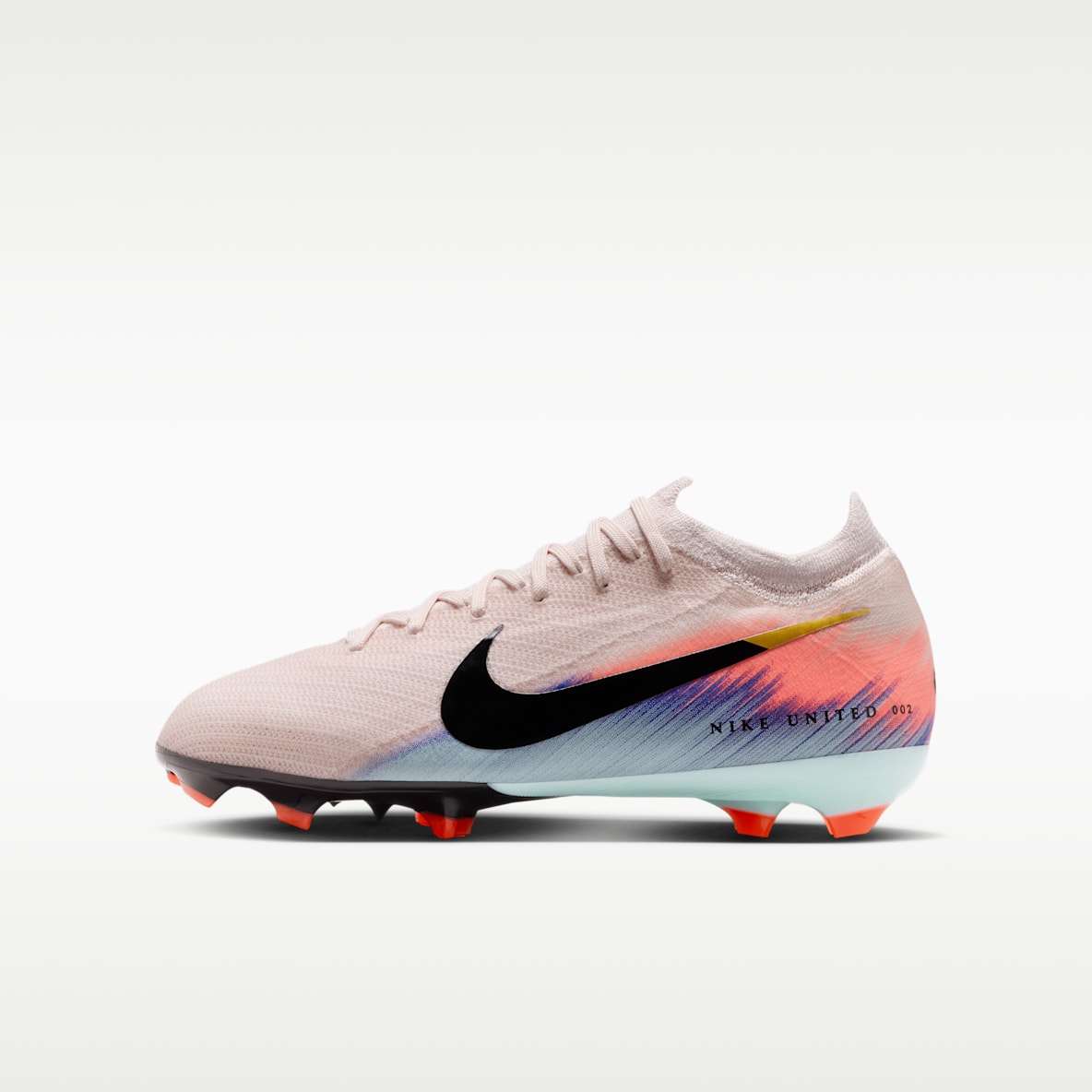 Nike United Jr. Mercurial Vapor 16 Pro Low-top voetbalschoenen voor kids (stevige ondergrond)