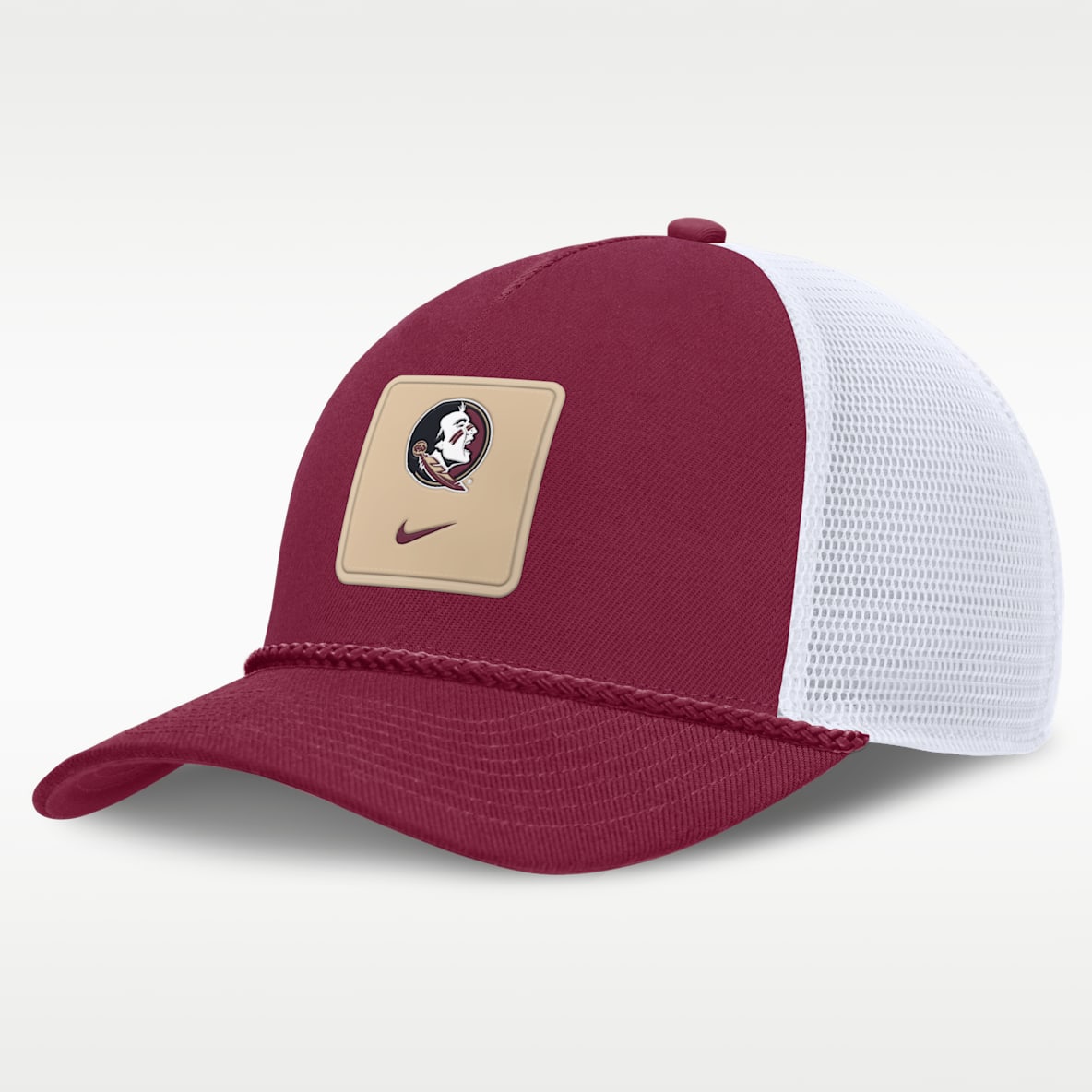 Florida State Sideline Gameday Rope Men's Nike College Trucker Adjustable Hat