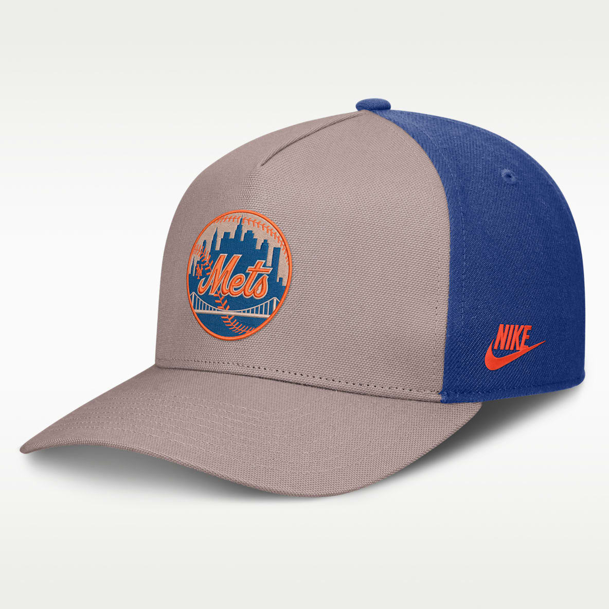 New York Mets Cooperstown Rise Gorra Nike de la MLB ajustable con estructura A-Frame para hombre