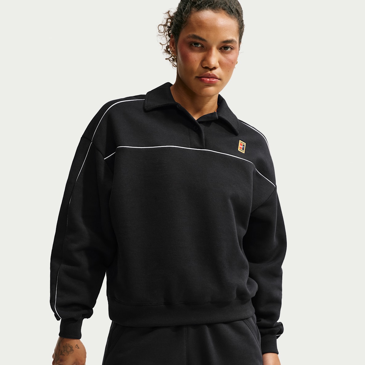 NikeCourt Court Collection Women's Long-Sleeve Fleece Tennis Top