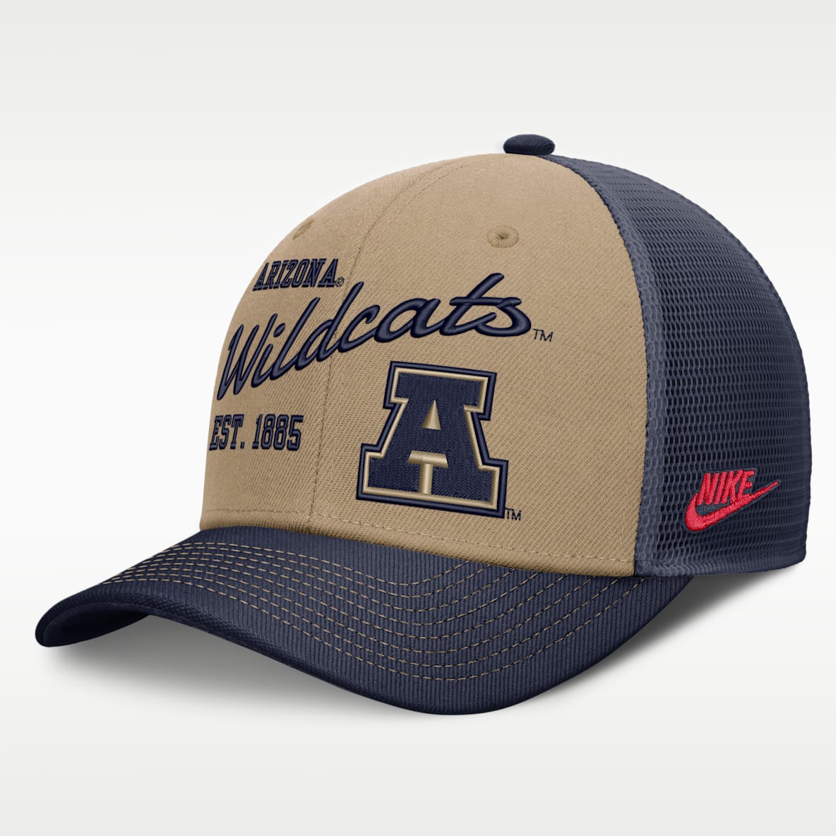 Arizona Legacy Rise Men's Nike Dri-FIT College Trucker Adjustable Hat
