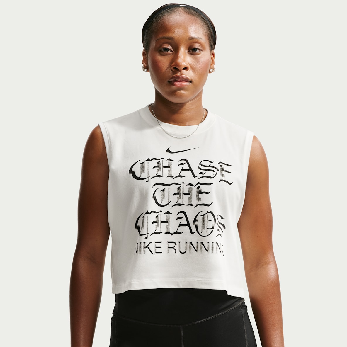 Nike Playera de correr sin mangas Dri-FIT para mujer