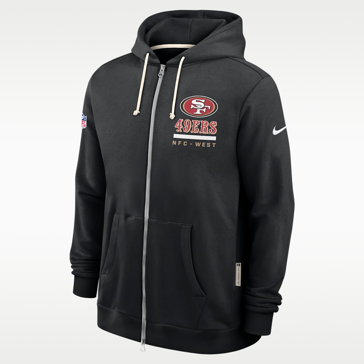 San Francisco 49ers Utility Player Sideline Men's Nike Dri-FIT NFL Full-Zip Hoodie